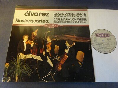 BEETHOVEN / WEBER - PIANO QUARTETS LP, Alvarez Quartet, BELLAPHON 68 01 001
