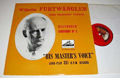 HMV ALP 1195 - *BEETHOVEN* Symphony No.5 - *FURTWANGLER* - 1st Press