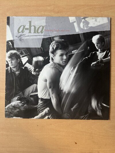 A-HA - HUNTING HIGH AND LOW. VINYL LP. Ex/Ex. A1 B1 1st Press. 1985