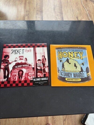 2 dandy warhols 7" vinyl Smoke It, All The Money Or The Simple Honey