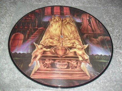 BENEDICTION -THE GROTESQUE- AWESOME VERY RARE 12" EP VINYL PICTURE DISC NEAR MT