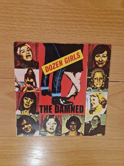 The Damned Dozen Girls 1982 Vinyl 7" Punk Used.