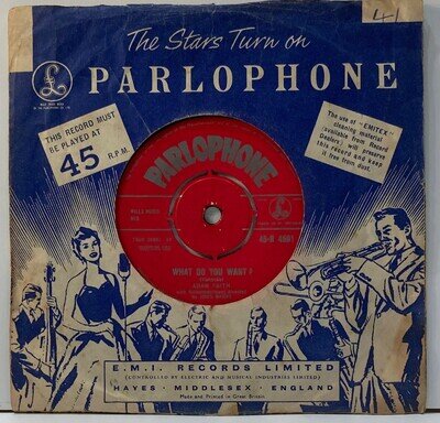 Adam Faith What Do You Want? Parlophone 45