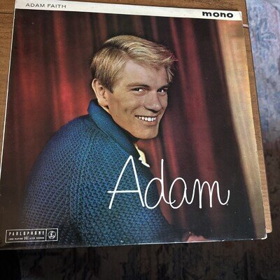 Classic 1960 LP ADAM FAITH Adam Vinyl Record Parlophone Mono 1st pr Near Mint