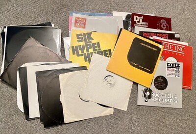 Job Lot of 48 Vinyl 12” Promos, Dance, Funk, House etc DJ advance, White Label