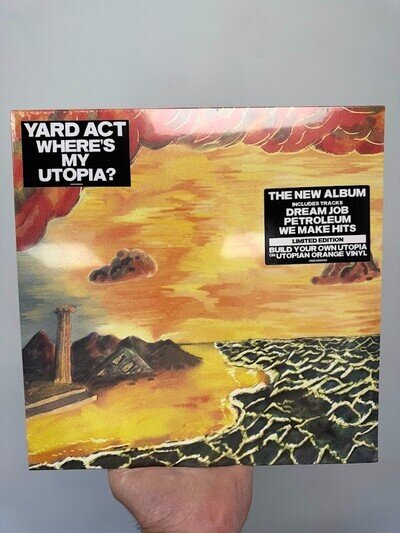 Yard Act : Where's My Utopia (Orange Vinyl LP) New and Sealed Bend to Cover
