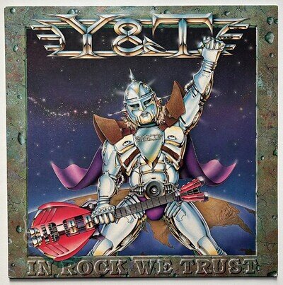 Y & T : In Rock We Trust 1984 UK black vinyl LP VG+/EX A1/B2 pressing