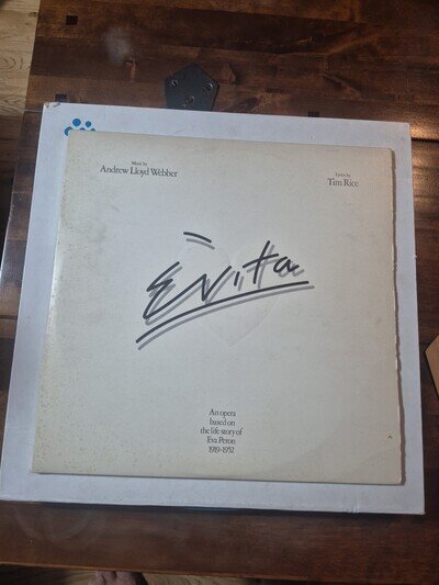 Andrew Lloyd Webber & Tim Rice Evita Original London Cast Vinyl LP