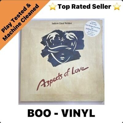 ASPECTS OF LOVE - ANDREW LLOYD WEBBER - GATEFOLD DOUBLE VINYL ALBUM EX / EX CON
