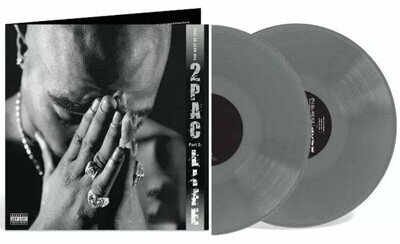 2Pac LP x 2 The Best of 2Pac: Part 2: Life Double Translucent GREY VINYL SEALED