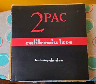 2pac - California Love + Remix 1995 12" Death Row Dr Dre First Pressing