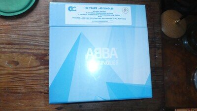 ABBA - THE SINGLES *RARE* 40 Years - 40 SINGLES 7” Vinyl Box Set NEW SEALED