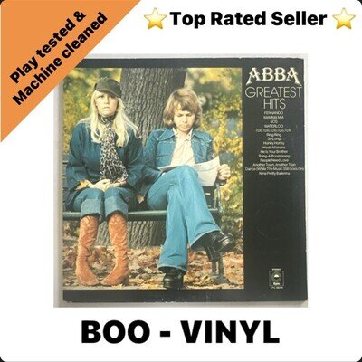 Abba Greatest Hits Vinyl LP Record Epic EPC69218 EX / VG+ Condition