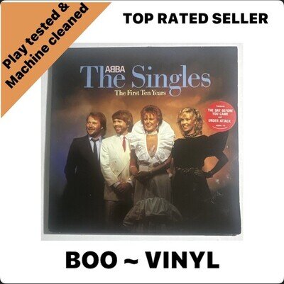 ABBA - The Singles The first Ten years Double Vinyl LP Record with Inners EX/EX