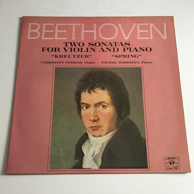 Ferras/Barbizet - Two Sonatas For Violin And Piano LP/1971 - SMS 2702 EX/VG+