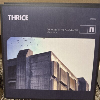 Thrice The Artist in the Ambulance BLUE Vinyl LP Banquet Room Limited /300 NEW