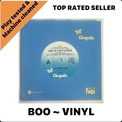 Pat Benatar - Love is A Battlefield - Rare Australian Issue 7” Single - Ex / Ex