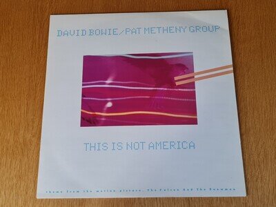 DAVID BOWIE/ PAT METHENY GROUP 12" SINGLE (1985) EX/EX-