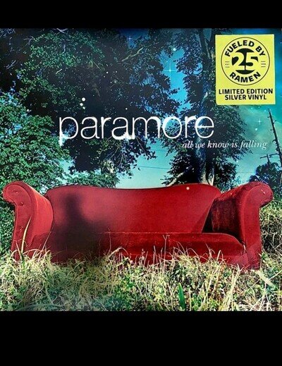 All We Know Is Falling by Paramore (Record, 2022) Limited Edition Silver Vinyl