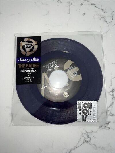 Pantera & Poison Idea - The Badge 7" Purple Vinyl Record Store Day Mint CROW RSD