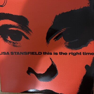 Lisa Stansfield This Is The Right Time&Affection Vinyl Single Record Arista. VG