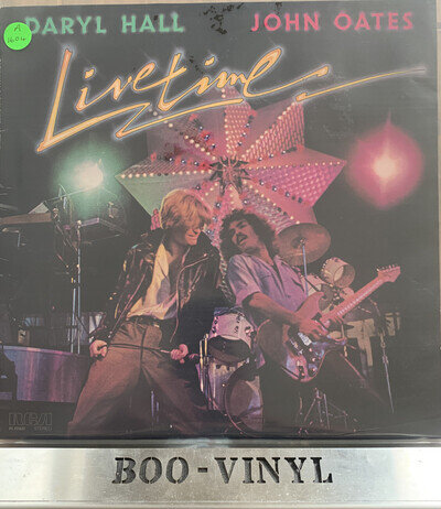 Daryl Hall & John Oates Live Time Excellent Vinyl Record PL 12802 Ex Con
