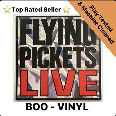 Flying Pickets* - Live ~ Lp Vinyl Record 80s Rock Pop EX / EX Condition