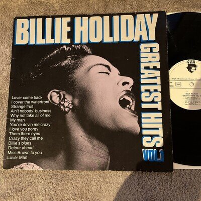 BILLIE HOLIDAY…”Greatest Hits Vol.1”…Cleo 12” Vinyl Lp (Holland)…Vg