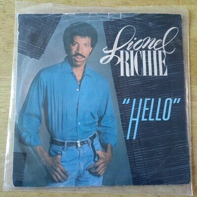 Lionel Richie: Hello / All Night Long (Instrumental) 7" Single TMG 1330