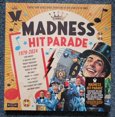 MADNESS - Hit Parade Boxset LTD EDITION 4 x LP COLOURED VINYL BOX SET w/7"SINGLE