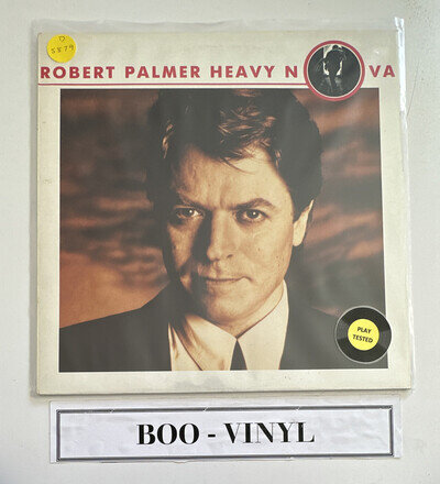 Robert Palmer - " Heavy Nova " 12 " Vinyl LP Record EMD 1007 Uk Issue EX / EX