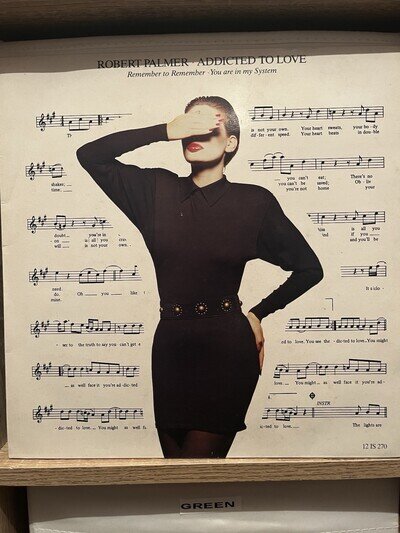 Robert Palmer Addicted To Love. 12” Vinyl Single Both Sides Tested No Skips