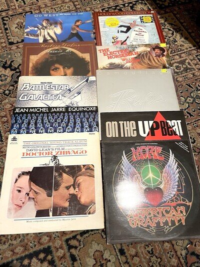 Job Lot 20x Vinyl Records Robert Palmer Al Stewart Jean Michel Jarre Go West VG