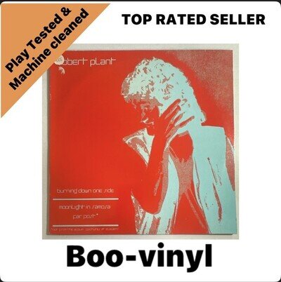 Robert Plant ~ Burning Down One Side ~ 12" Single 1982 EX / VG+ Condition
