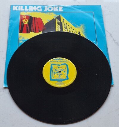 Killing Joke Eighties A2/B1 1984 Post Punk EG – EGOX16 12" Vinyl Single EX/VG+