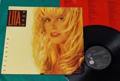 Lita Ford - Stiletto BRAZIL 1st press Lp 1990