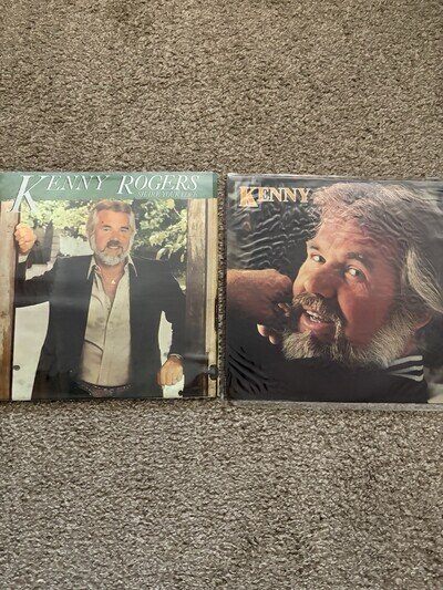Kenny Rogers Vinyl Records X2 Country Music