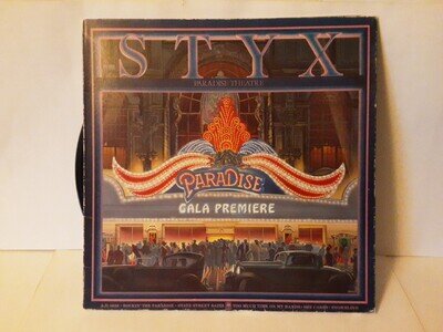 Styx Paradise Theatre Etched Gatefold LP Album Vinyl Record AMLK 63719 - VG+/VG+