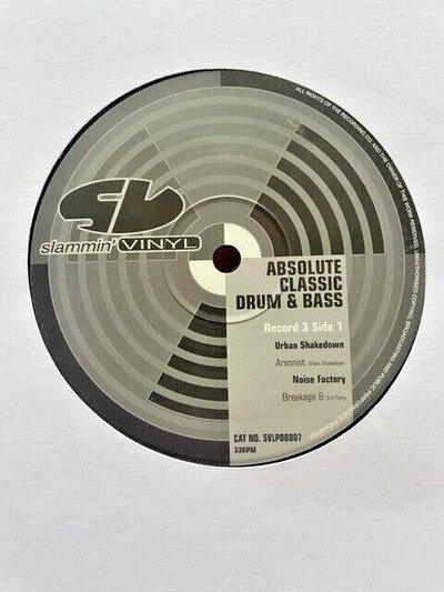 Urban Shakedown– Arsonist / Splash - Babylon Ray Keith Remix 12" Jungle Vinyl