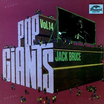 Jack Bruce - Pop Giants Vol. 14 Jack Bruce LP (VG/VG) .*