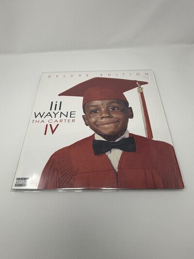 LIL WAYNE Tha Carter IV 2011 2xLP RED VINYL Record ALBUM VG+ USED