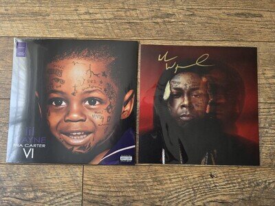 Lil Wayne Tha Carter 6 VI Vinyl - Coloured Variant - Hand Signed Art Card