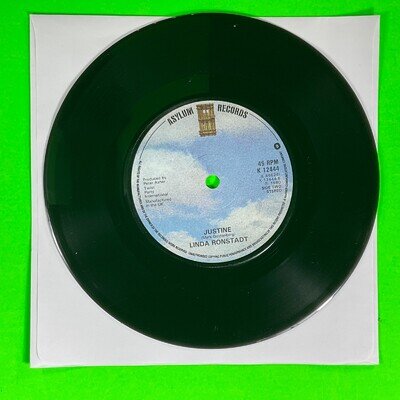 Linda Ronstadt, Justine/Hurt so Bad 7’ Vinyl Single Record