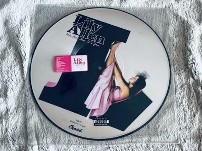 Lily Allen-IT'S NOT ME IT'S YOU - Limited PICTURE DISC LP VINYL Good Condition