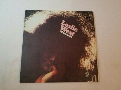 LESLIE WEST MOUNTAIN 1969 vinyl LP Windfall 4500 sa run off case miscut rare