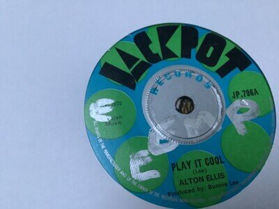 Alton Ellis , Play It Cool , King Of The Zozas , 7”Jackpot.