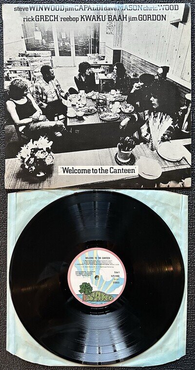 Steve Winwood-Welcome To The Canteen-vinyl LP-Island ILPS 9166-VG+/VG