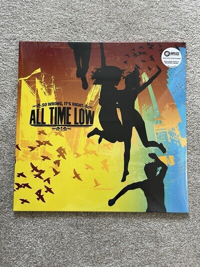 All Time Low So Wrong Its Right Split Red Yellow Blue Splatter Vinyl LP Hopeless