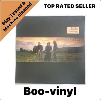 Bee Gees - E.S.P - 12" Vinyl Album - 1987 80s Synth Pop Rock EX / EX Con