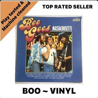 The Bee Gees ~ Massachusetts Lp Vinyl Record CN 2002 EX / EX Condition
